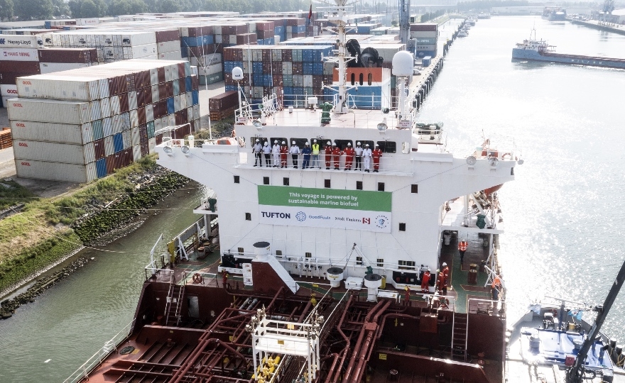 Tufton and GoodFuels successfully complete biofuel voyage to accelerate sustainability in shipping